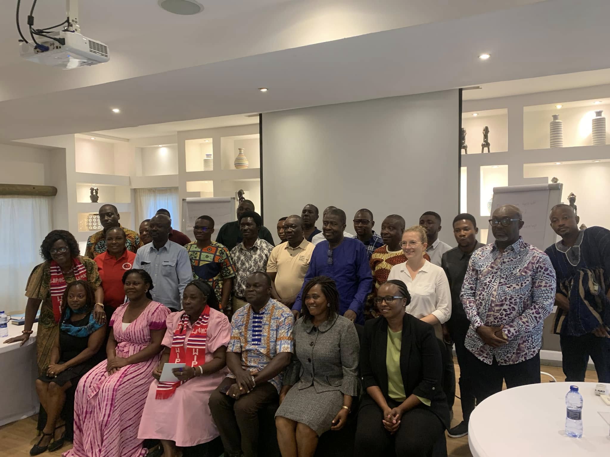 Members seated together at an association gathering